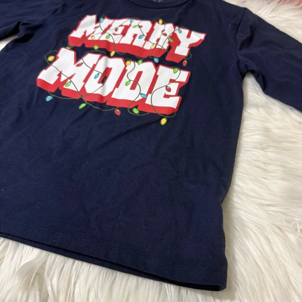 The Children’s Place Holiday Graphic Long Sleeve Shirt - Youth Size M (7/8)